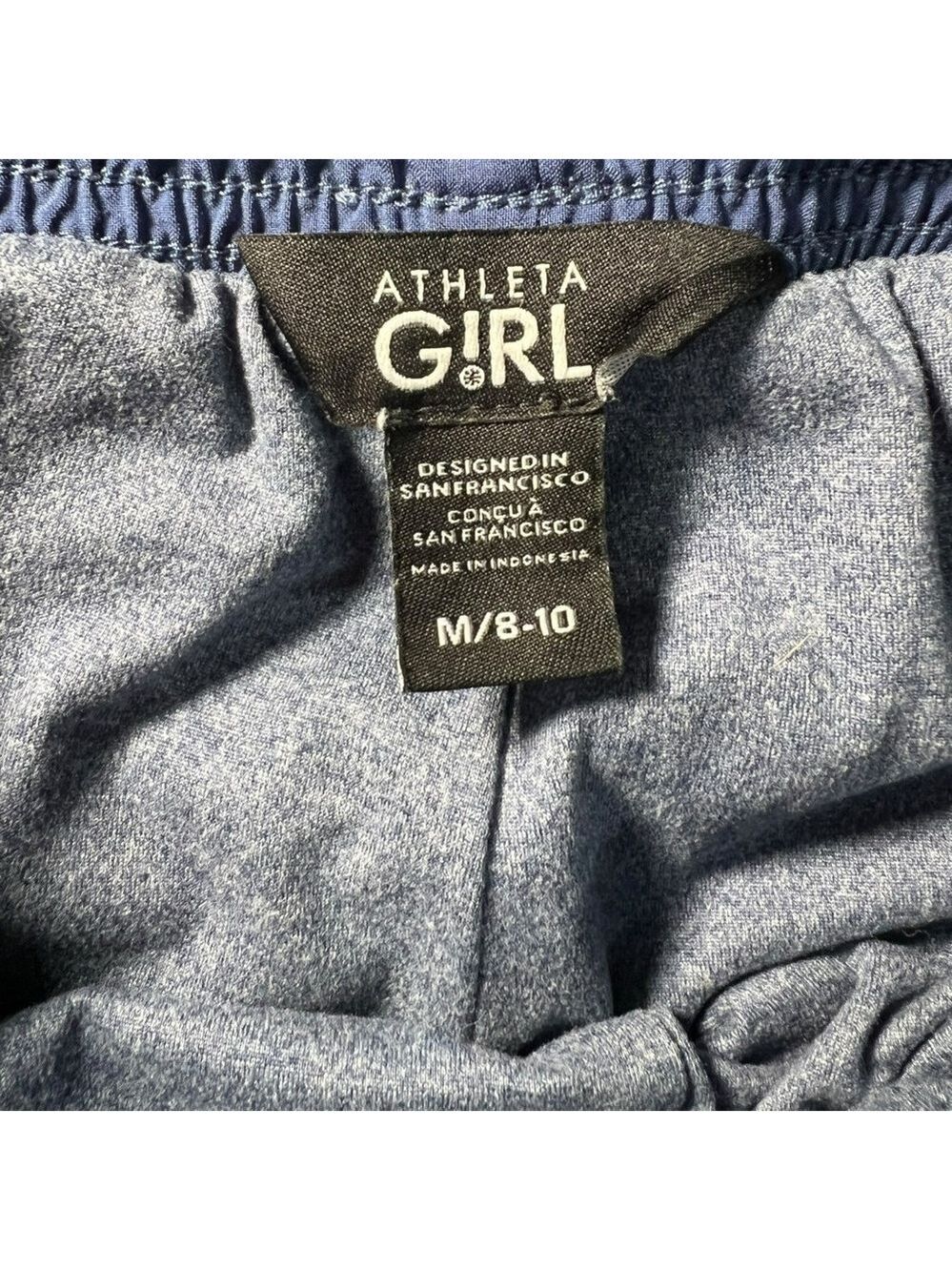 Athleta Girl Lined High Jump Jogger Navy Size Medium - Picture 4 of 10